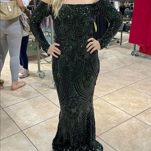 Sequin Evening Gown/Prom Dress